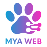 Logo Myaweb, la zampa di Mya