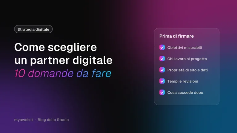 Come scegliere un partner digitale: le 10 domande da fare prima di firmare